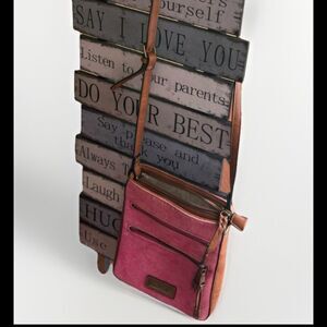 Simply Noelle Pink Crossbody Purse